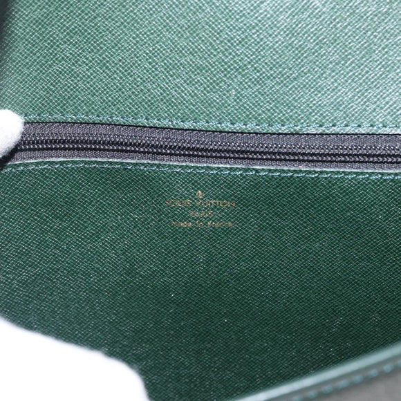 LOUIS VUITTON Taiga Leather Volga Briefcase Epicea M30204 LV Auth BA8831