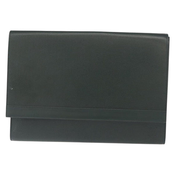 LOUIS VUITTON Taiga Leather Volga Briefcase Epicea M30204 LV Auth BA8831