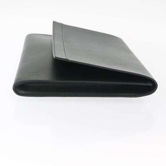 LOUIS VUITTON Taiga Leather Volga Briefcase Epicea M30204 LV Auth BA8831