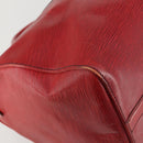 LOUIS VUITTON Epi Keepall 45 Boston Bag Red M42977 LV Auth BA8834-15