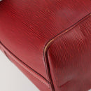 LOUIS VUITTON Epi Keepall 45 Boston Bag Red M42977 LV Auth BA8834-16