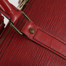 LOUIS VUITTON Epi Keepall 45 Boston Bag Red M42977 LV Auth BA8834-18