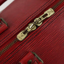 LOUIS VUITTON Epi Keepall 45 Boston Bag Red M42977 LV Auth BA8834-9
