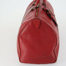 LOUIS VUITTON Epi Keepall 45 Boston Bag Red M42977 LV Auth BA8834-4