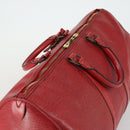 LOUIS VUITTON Epi Keepall 45 Boston Bag Red M42977 LV Auth BA8834-6