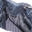 PRADA Hand Bag Nylon 2way Black Silver Auth BA8835-19