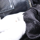 PRADA Hand Bag Nylon 2way Black Silver Auth BA8835-23
