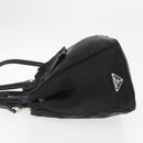 PRADA Hand Bag Nylon 2way Black Silver Auth BA8835-5