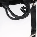 PRADA Hand Bag Nylon 2way Black Silver Auth BA8835-7