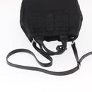 PRADA Hand Bag Nylon 2way Black Silver Auth BA8835-9
