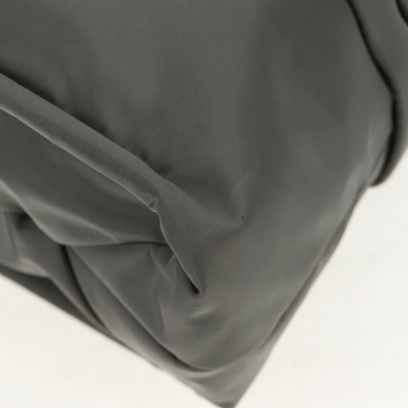 Chloe Woody Tote Bag Nylon Gray Auth BA8836V