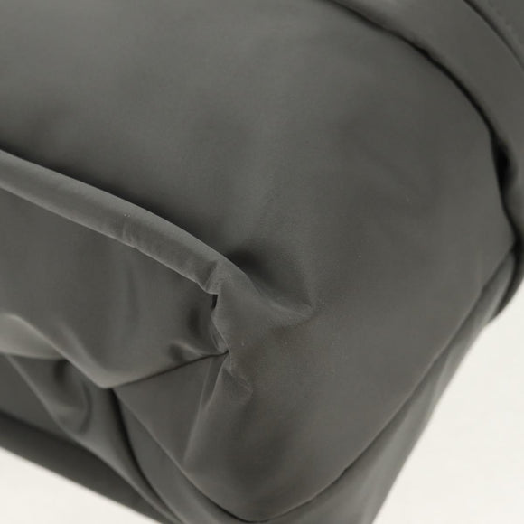 Chloe Woody Tote Bag Nylon Gray Auth BA8836V