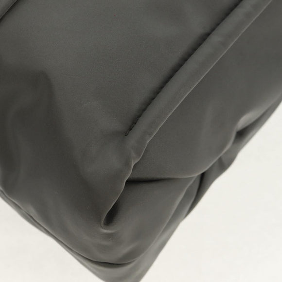 Chloe Woody Tote Bag Nylon Gray Auth BA8836V