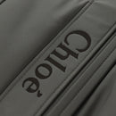 Chloe Woody Tote Bag Nylon Gray Auth BA8836V-15