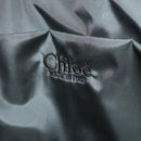 Chloe Woody Tote Bag Nylon Gray Auth BA8836V-16