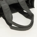 Chloe Woody Tote Bag Nylon Gray Auth BA8836V-7
