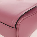 Salvatore Ferragamo Gancini Shoulder Bag Leather Pink Gold Auth BA8838V-14