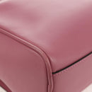 Salvatore Ferragamo Gancini Shoulder Bag Leather Pink Gold Auth BA8838V-15