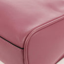 Salvatore Ferragamo Gancini Shoulder Bag Leather Pink Gold Auth BA8838V-16