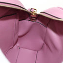 Salvatore Ferragamo Gancini Shoulder Bag Leather Pink Gold Auth BA8838V-19