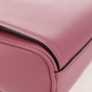 Salvatore Ferragamo Gancini Shoulder Bag Leather Pink Gold Auth BA8838V-8