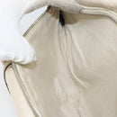 GUCCI GG Supreme Waist bag White Silver 645093 Auth BA8839-20