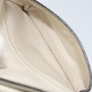 GUCCI GG Supreme Waist bag White Silver 645093 Auth BA8839-11