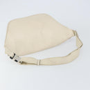 GUCCI GG Supreme Waist bag White Silver 645093 Auth BA8839-7