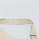 GUCCI GG Supreme Waist bag White Silver 645093 Auth BA8839-8