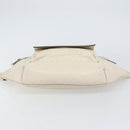 GUCCI GG Supreme Waist bag White Silver 645093 Auth BA8839-5