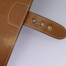 HERMES Sac Adepeche 38 Business Bag Leather Brown Auth BA884-18
