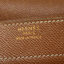 HERMES Sac Adepeche 38 Business Bag Leather Brown Auth BA884-21