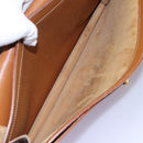 HERMES Sac Adepeche 38 Business Bag Leather Brown Auth BA884-23