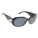 CHANEL Sunglasses plastic Black CC Auth BA8840-1
