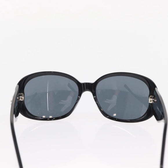 CHANEL Sunglasses plastic Black CC Auth BA8840