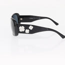 CHANEL Sunglasses plastic Black CC Auth BA8840-7