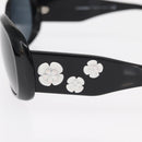 CHANEL Sunglasses plastic Black CC Auth BA8840-8