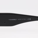 CHANEL Sunglasses plastic Black CC Auth BA8840-9