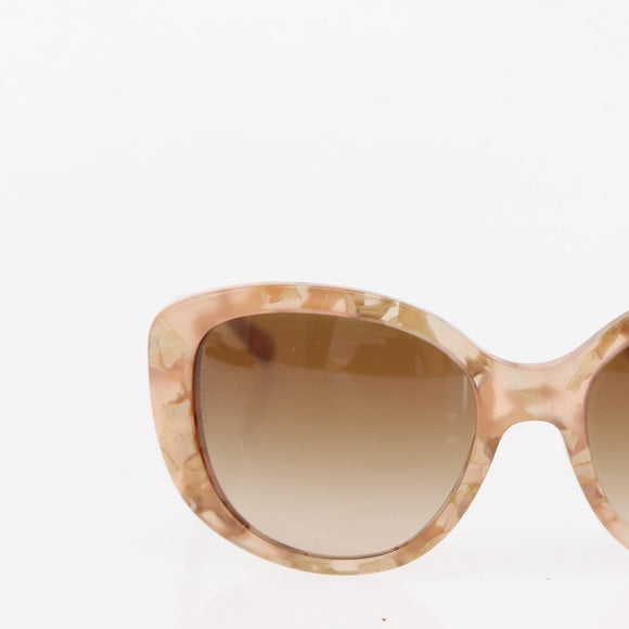 DOLCE&GABBANA Sunglasses plastic Beige Auth BA8841