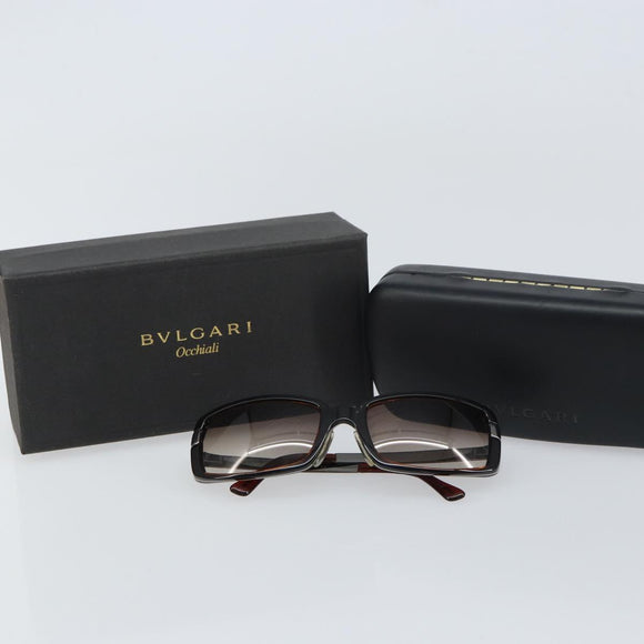 BVLGARI Sunglasses plastic Brown Auth BA8842