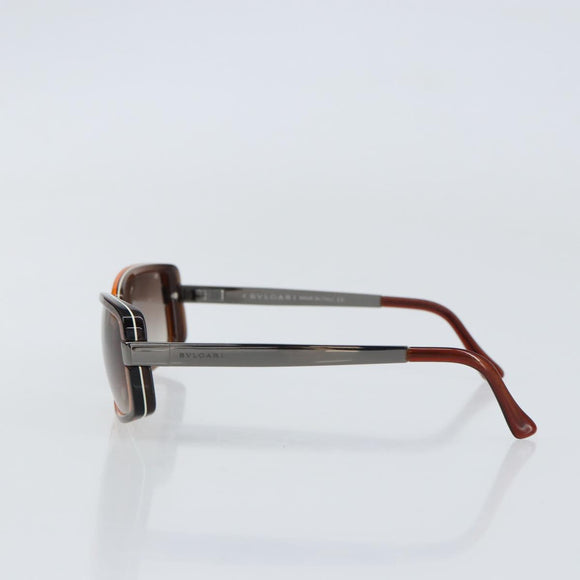 BVLGARI Sunglasses plastic Brown Auth BA8842