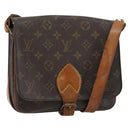 LOUIS VUITTON Monogram Cartouchiere MM Shoulder Bag M51253 LV Auth BA8848-1