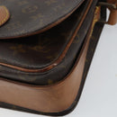 LOUIS VUITTON Monogram Cartouchiere MM Shoulder Bag M51253 LV Auth BA8848-14