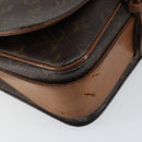 LOUIS VUITTON Monogram Cartouchiere MM Shoulder Bag M51253 LV Auth BA8848-15