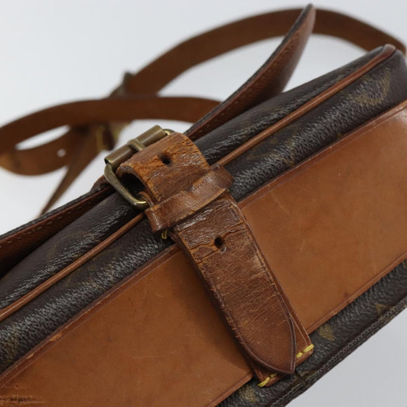 LOUIS VUITTON Monogram Cartouchiere MM Shoulder Bag M51253 LV Auth BA8848