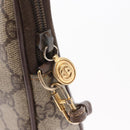 GUCCI GG Supreme Shoulder Bag PVC Beige Gold 97 02 068 Auth BA8850-10