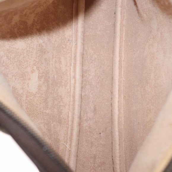 GUCCI GG Supreme Shoulder Bag PVC Beige Gold 97 02 068 Auth BA8850