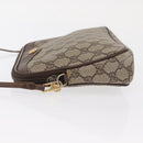 GUCCI GG Supreme Shoulder Bag PVC Beige Gold 97 02 068 Auth BA8850-4