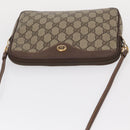 GUCCI GG Supreme Shoulder Bag PVC Beige Gold 97 02 068 Auth BA8850-6