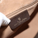 GUCCI GG Supreme Web Sherry Line Boston Bag PVC Beige Gold 40 02 006 Auth BA8851-18